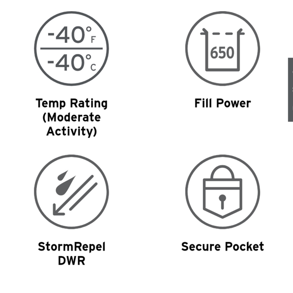 Eddie bauer down parka jacket 650 - Picture 14 of 16